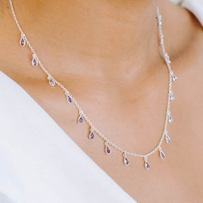 Drop Me Bling Tanzanite Necklace