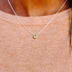 Peridot Slider Pendant