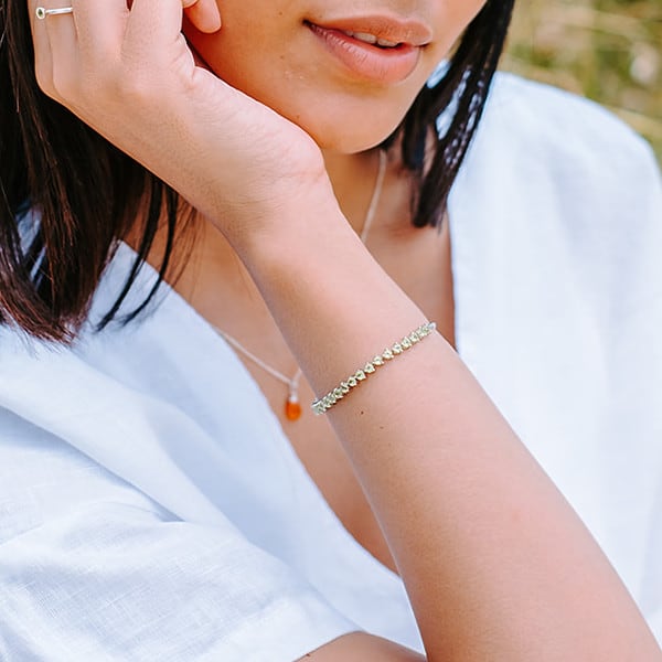 Peridot Tennis Bracelet