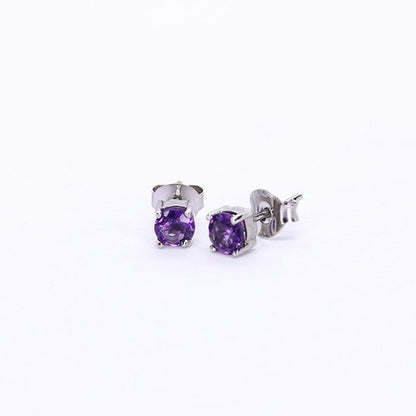 Amethyst Studs