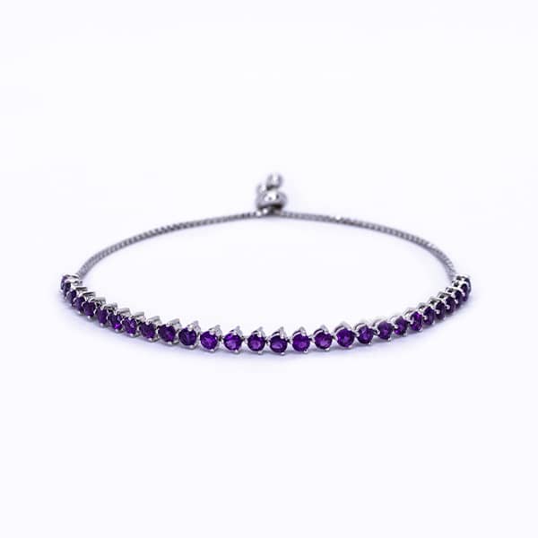 Amethyst Tennis Bracelet