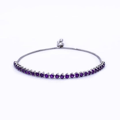 Amethyst Tennis Bracelet