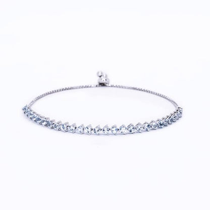 Blue Topaz Tennis Bracelet