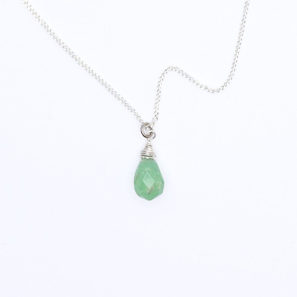 Chrysoprase Drop