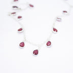 Drop Me Bling Ruby Necklace