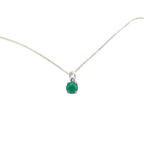 Emerald Pendant Necklace