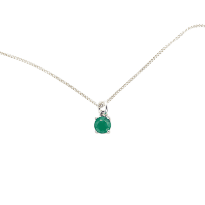 Emerald Pendant Necklace