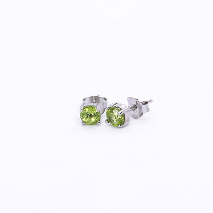 Peridot Studs