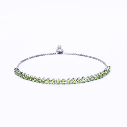 Peridot Tennis Bracelet