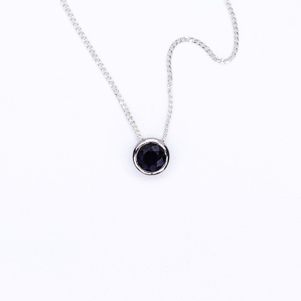 Sapphire Slider Pendant
