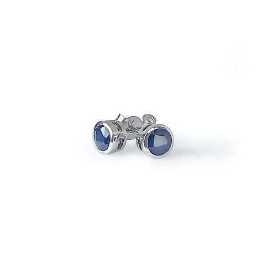 Sapphire Tube Set Studs