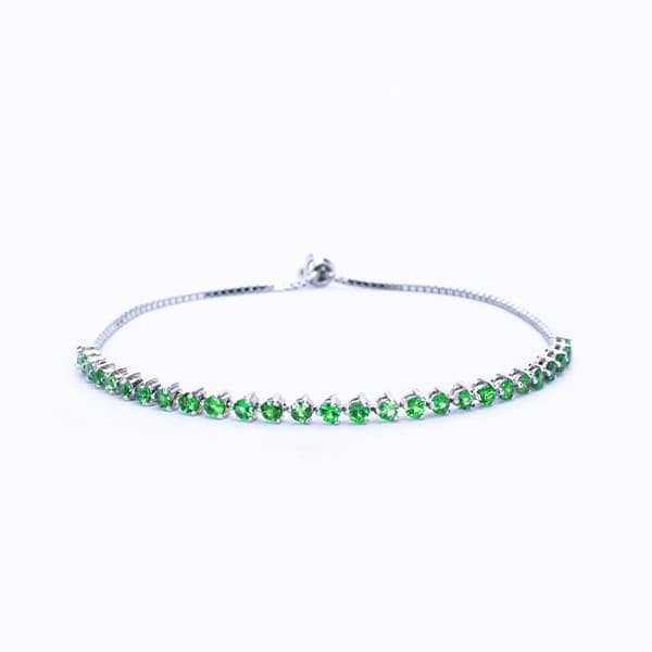 Tsavorite Garnet Tennis Bracelet