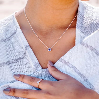 Amethyst Slider Necklace