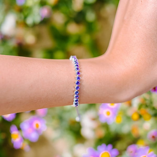 Amethyst Tennis Bracelet