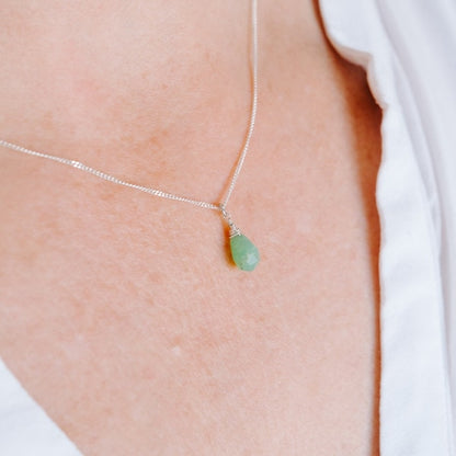 Chrysoprase Drop