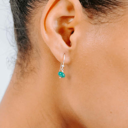 Emerald Drop Earrings