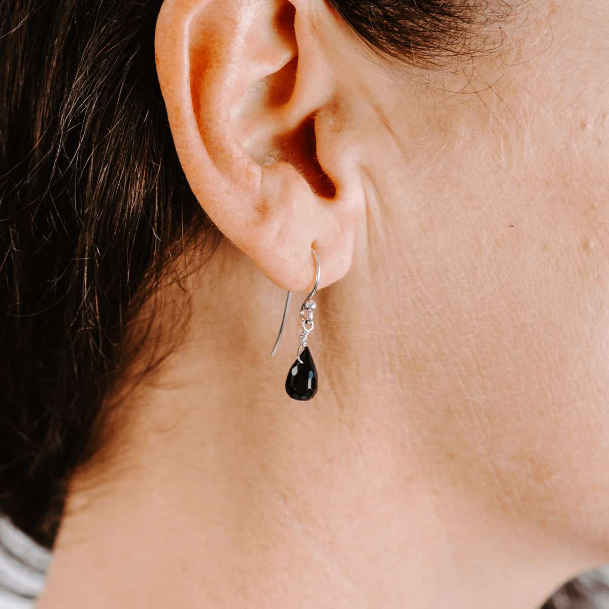 Onyx Drop Earrings