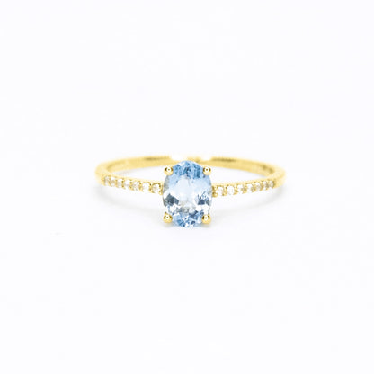 Treasure Me Bling Aquamarine Ring