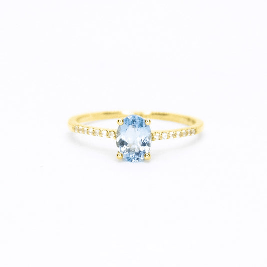 Treasure Me Bling Aquamarine Ring