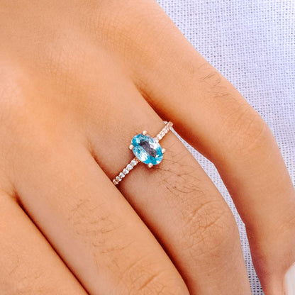 Treasure Me Bling Aquamarine Ring