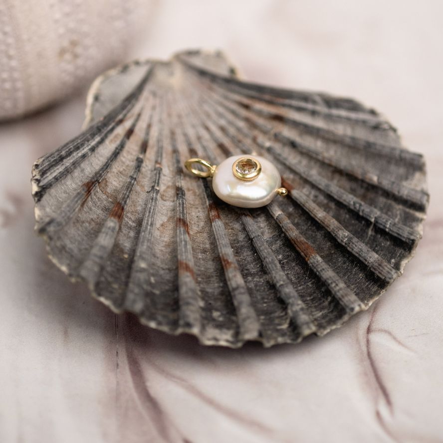 Birthstone Pearl Pendant