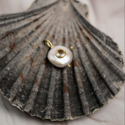 Birthstone Pearl Pendant