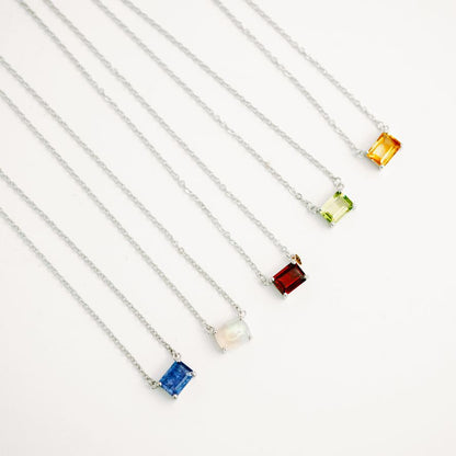 Birthstone Garnet Necklace