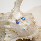 Opalite and Cubic Zirconia Earring