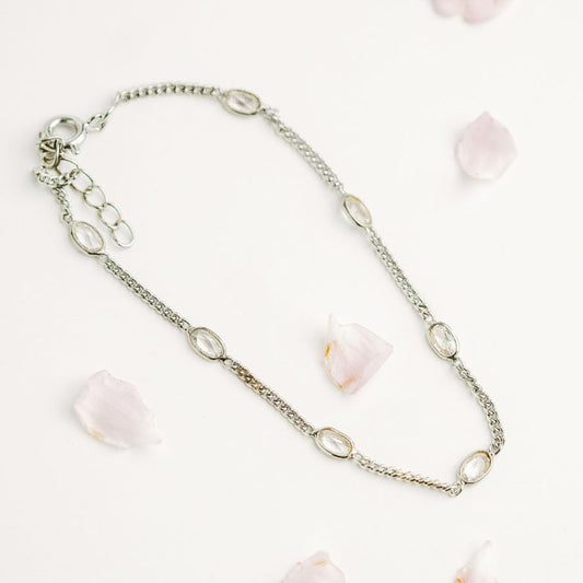 Birthstone Clear Quartz BLING Bracelet