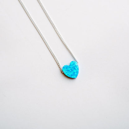 Opalite Heart Necklace