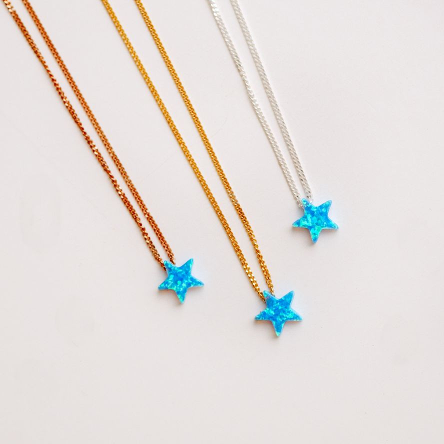 Opalite Star Necklace