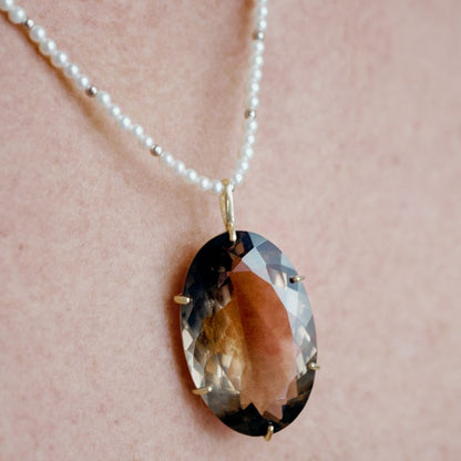 Extra Large Smoky Quartz Pendant