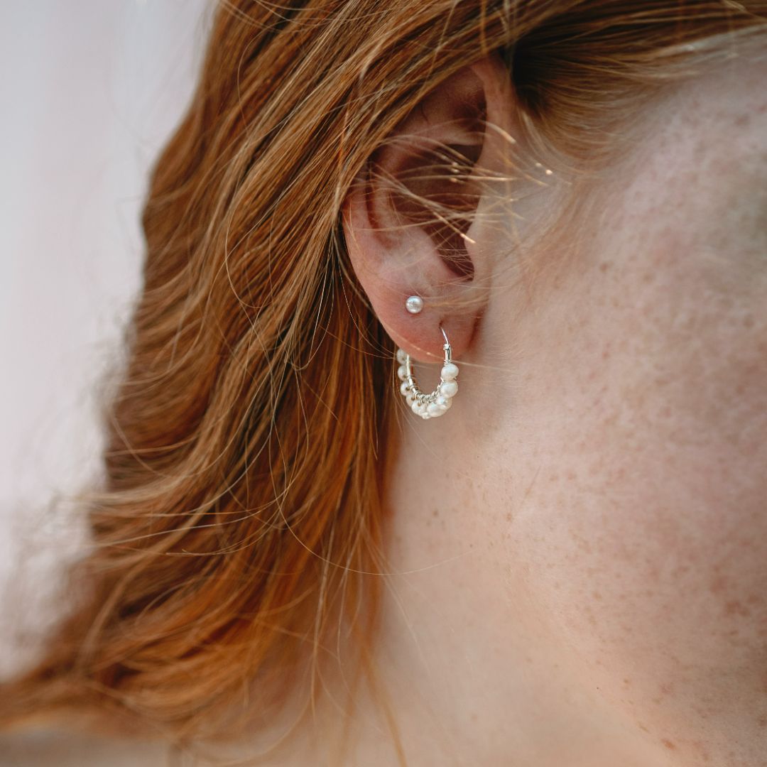 Pearl Wrap Earring
