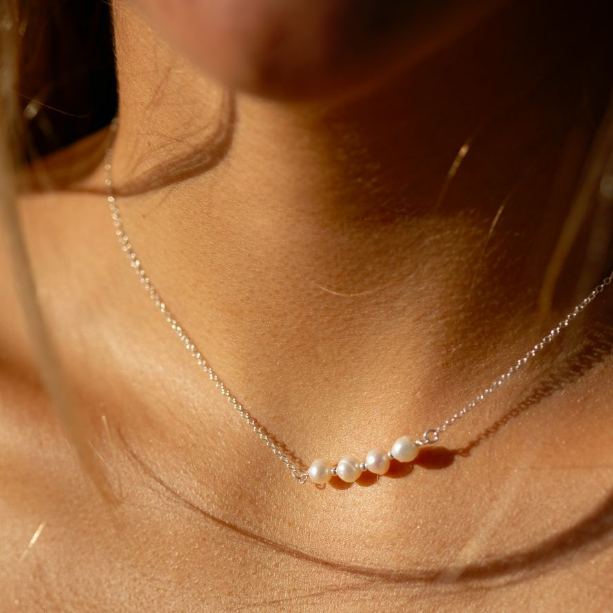 Quattro Pearl Necklace