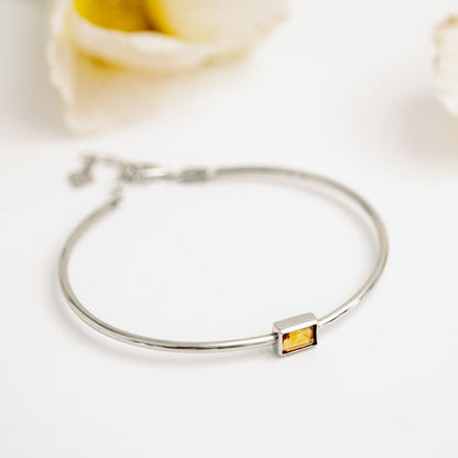 Birthstone Bangle Citrine