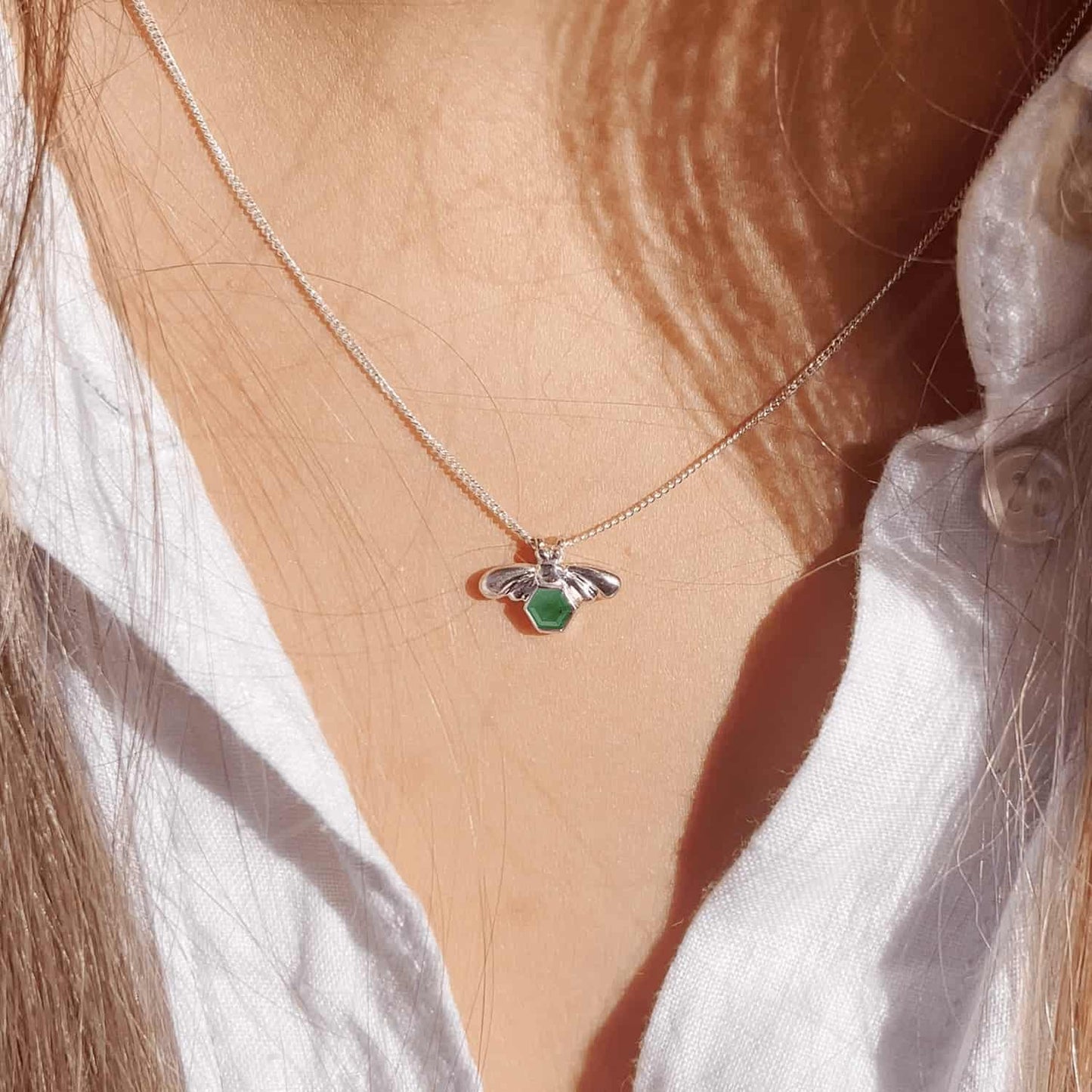 Bee-YOU-tiful Bee Emerald Bling