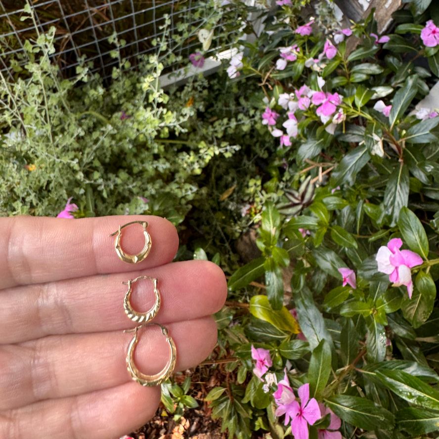 Only Once Large Hoops