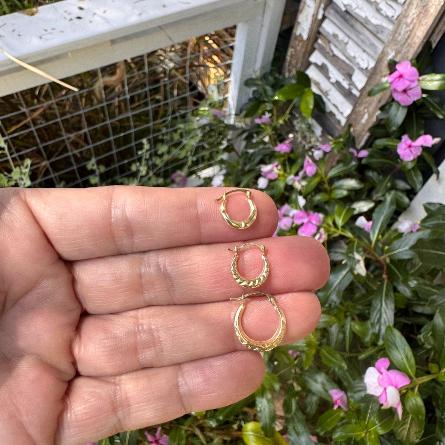 Only Once Large Hoops