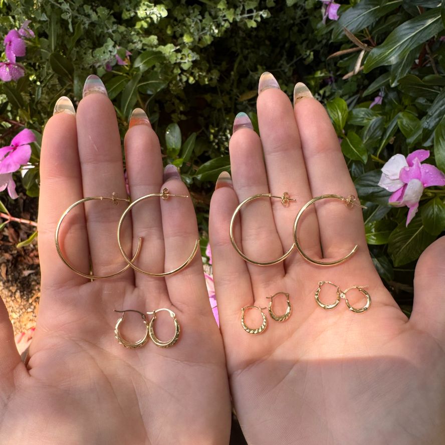 Only Once Stud Hoops