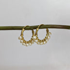 Gemstone Huggies