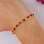 Lacey Gemstone Bracelet