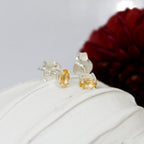Oval Four Claw Studs