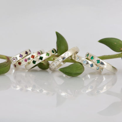 Star Struck Birthstone Ring