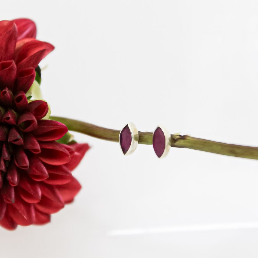 Marquis Cut Stud Earrings