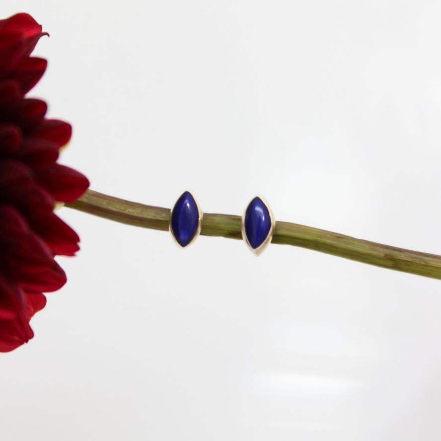 Marquis Cut Stud Earrings