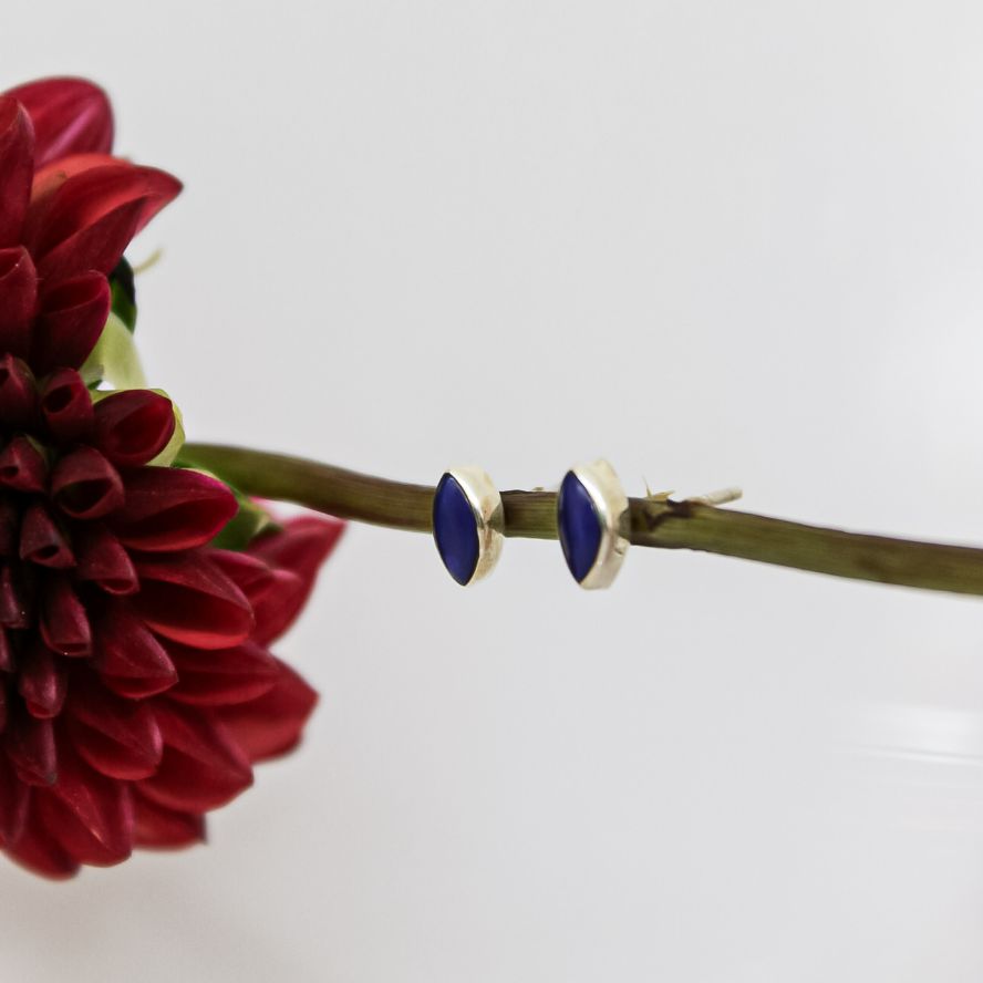 Marquis Cut Stud Earrings