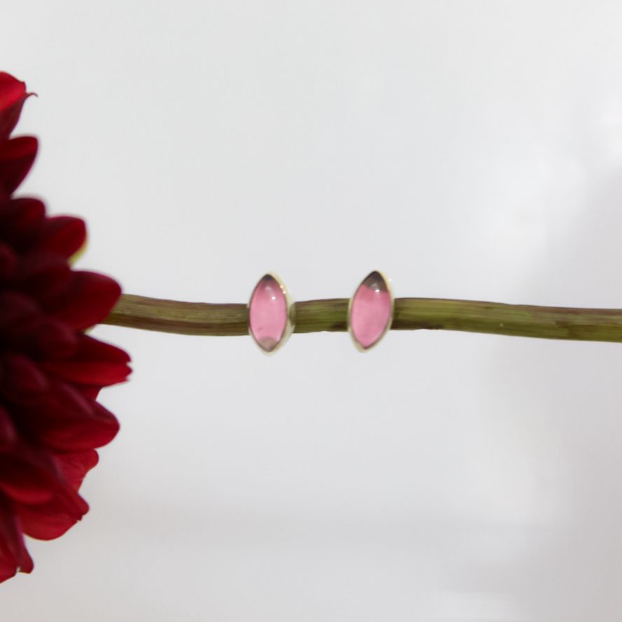 Marquis Cut Stud Earrings