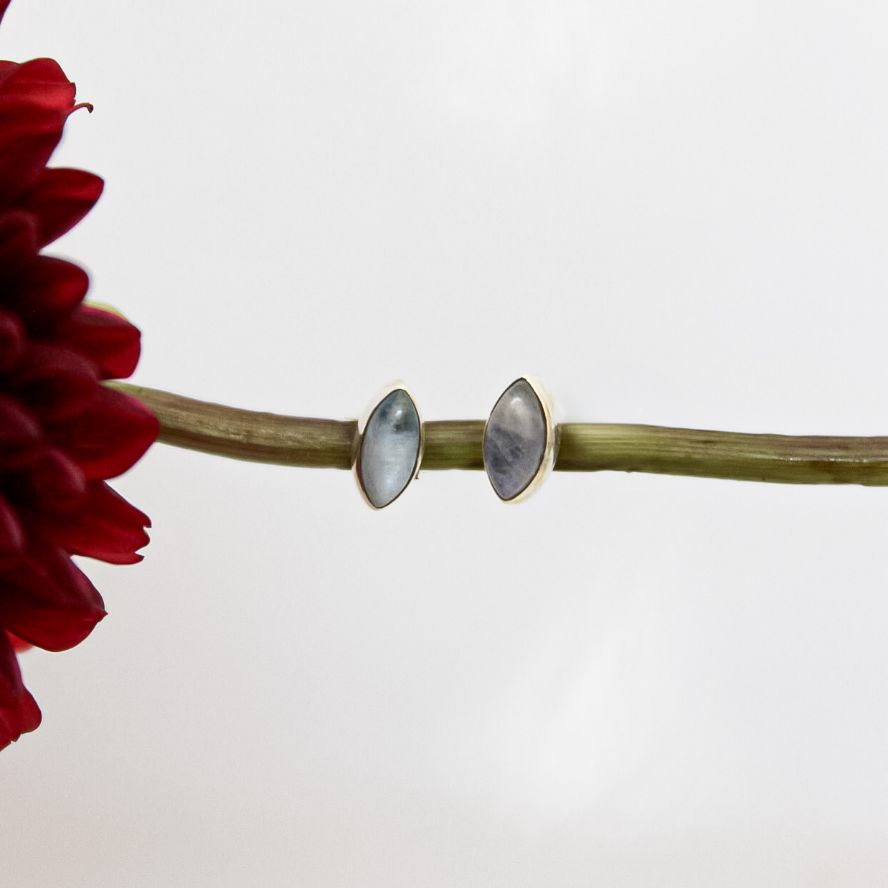 Marquis Cut Stud Earrings