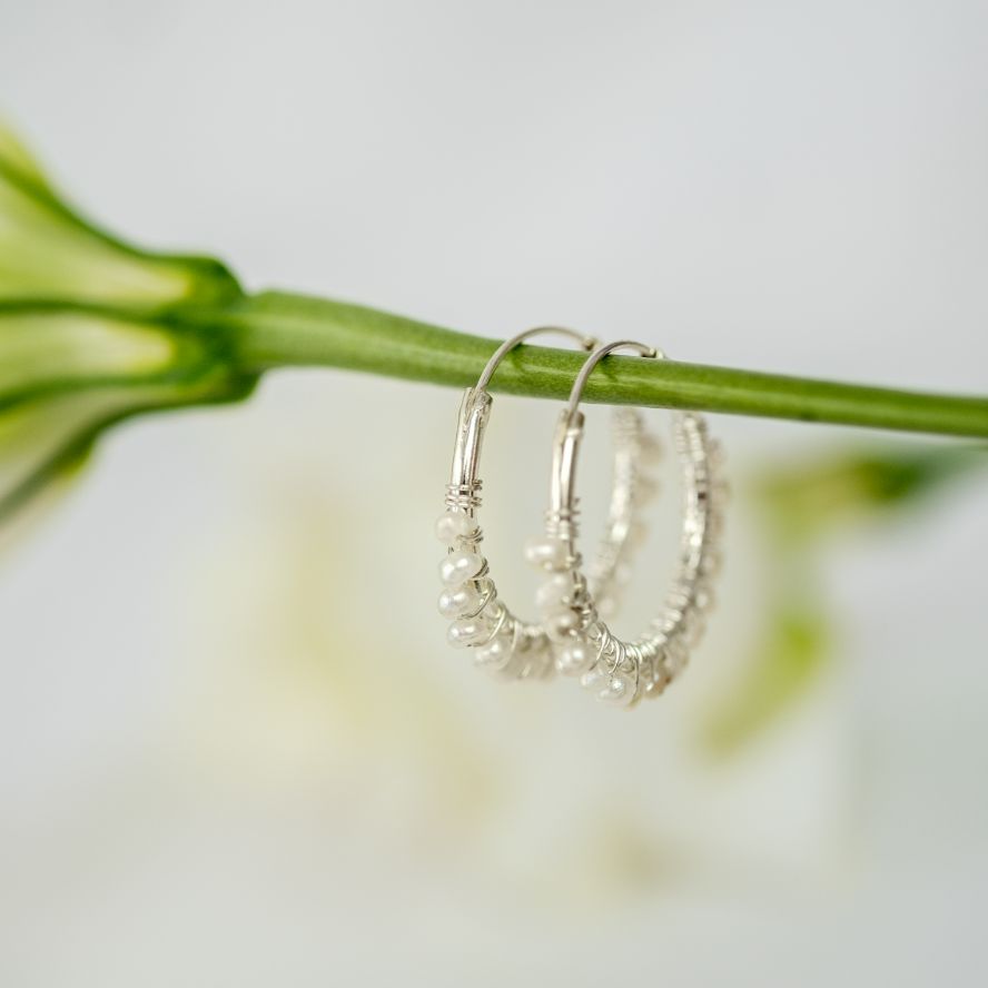 Pearl Wrap Earring