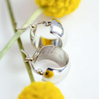 So Fat Silver Hoops